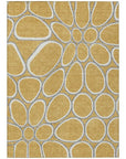 LOOMLAN Rugs Elantra Gold Washable Indoor-Outdoor Rug