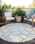 LOOMLAN Rugs Elantra Ivory Washable Indoor-Outdoor Rug
