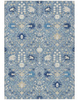 Elara Blue Washable Indoor - Outdoor Rug - LOOMLAN - LOOMLAN Rugs - Outdoor Rugs