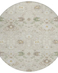 LOOMLAN Rugs Elara Brown Washable Indoor-Outdoor Rug