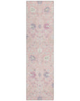 LOOMLAN Rugs Elara Pink Washable Indoor-Outdoor Rug