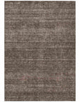 LOOMLAN Rugs Elaria Brown Washable Indoor-Outdoor Rug