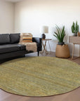 LOOMLAN Rugs Elenore Green Washable Indoor-Outdoor Rug