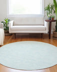 LOOMLAN Rugs Eleya Blue Washable Indoor-Outdoor Rug