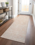 LOOMLAN Rugs Eleya Orange Washable Indoor-Outdoor Rug