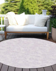 LOOMLAN Rugs Eleya Purple Washable Indoor-Outdoor Rug