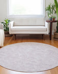 LOOMLAN Rugs Eleya Purple Washable Indoor-Outdoor Rug