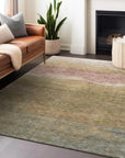 LOOMLAN Rugs Elien Brown Washable Indoor-Outdoor Rug