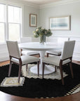 LOOMLAN Rugs Elira Black Washable Indoor-Outdoor Rug