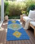 LOOMLAN Rugs Elira Denim Washable Indoor-Outdoor Rug