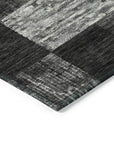 LOOMLAN Rugs Elise Black Washable Indoor-Outdoor Rug