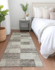 LOOMLAN Rugs Elise Brown Washable Indoor-Outdoor Rug