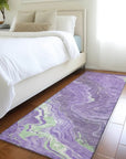 LOOMLAN Rugs Elius Purple Washable Indoor-Outdoor Rug