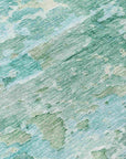 LOOMLAN Rugs Ellior Green Washable Indoor-Outdoor Rug