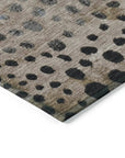 LOOMLAN Rugs Eloisia Brown Washable Indoor-Outdoor Rug