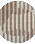 LOOMLAN Rugs Elowen Brown Washable Indoor-Outdoor Rug