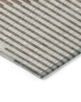 LOOMLAN Rugs Elowen Brown Washable Indoor-Outdoor Rug
