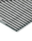 LOOMLAN Rugs Elowen Gray Washable Indoor-Outdoor Rug