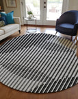 LOOMLAN Rugs Elowen Gray Washable Indoor-Outdoor Rug