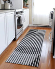 LOOMLAN Rugs Elowen Gray Washable Indoor-Outdoor Rug