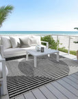 LOOMLAN Rugs Elowen Gray Washable Indoor-Outdoor Rug