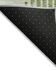 LOOMLAN Rugs Elowen Green Washable Indoor-Outdoor Rug