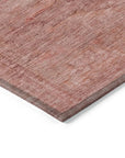 LOOMLAN Rugs Emalisse Orange Washable Indoor-Outdoor Rug