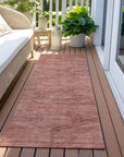 LOOMLAN Rugs Emalisse Orange Washable Indoor-Outdoor Rug