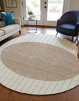 LOOMLAN Rugs Ember Ivory Washable Indoor-Outdoor Rug