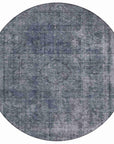 LOOMLAN Rugs Emberith Blue Washable Indoor-Outdoor Rug