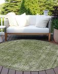 LOOMLAN Rugs Emberith Green Washable Indoor-Outdoor Rug