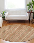 LOOMLAN Rugs Emberith Orange Washable Indoor-Outdoor Rug