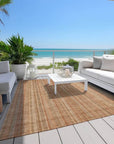 LOOMLAN Rugs Emberith Orange Washable Indoor-Outdoor Rug