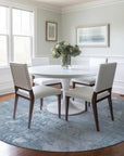 LOOMLAN Rugs Enoa Blue Washable Indoor-Outdoor Rug