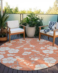 LOOMLAN Rugs Ensa Coral Washable Indoor-Outdoor Rug