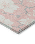 LOOMLAN Rugs Ensa Pink Washable Indoor-Outdoor Rug