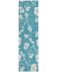 LOOMLAN Rugs Ensa Teal Washable Indoor-Outdoor Rug