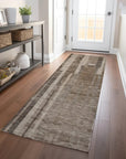 LOOMLAN Rugs Esmara Brown Washable Indoor-Outdoor Rug