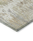 LOOMLAN Rugs Evandra Ivory Washable Indoor-Outdoor Rug