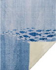 Nautical Blue Washable Indoor-Outdoor Rug