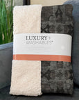 Panel Grey Washable Indoor-Outdoor Rug