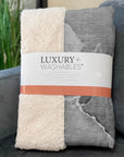 Muted Whispers Grey Washable Indoor-Outdoor Rug