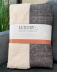 Quiet Current Grey Washable Indoor-Outdoor Rug