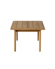 Lloyd Flanders Alpine Teak Wooden Outdoor Cocktail Table