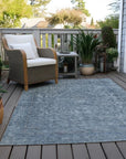 LOOMLAN Rugs Felissae Blue Washable Indoor-Outdoor Rug