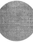 LOOMLAN Rugs Felissae Gray Washable Indoor-Outdoor Rug