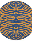 LOOMLAN Rugs Fernelle Blue Washable Indoor-Outdoor Rug