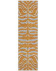 LOOMLAN Rugs Fernelle Orange Washable Indoor-Outdoor Rug