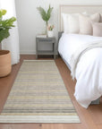 LOOMLAN Rugs Formelle Ivory Washable Indoor-Outdoor Rug