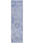 LOOMLAN Rugs Geneva Blue Washable Indoor-Outdoor Rug